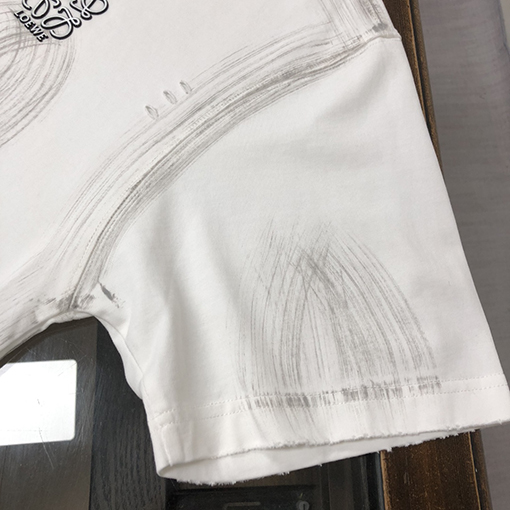 ロエベコピークルーネック半袖Tシャツ