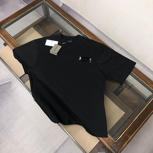 バレンシアガ25ssカップルラウンドネック半袖Tシャツ