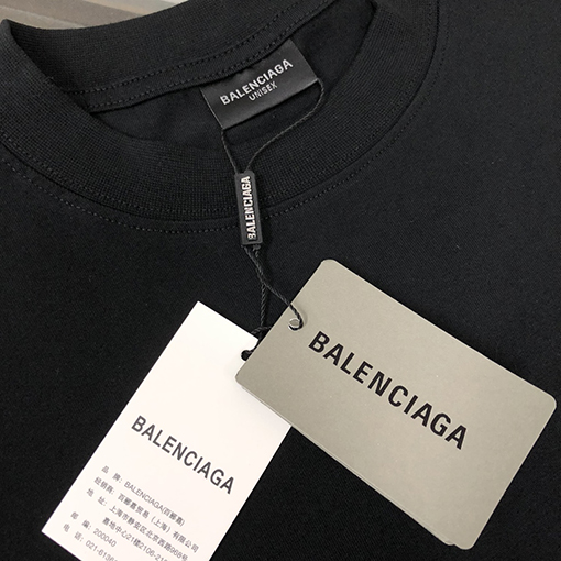 バレンシアガ25ssカップルラウンドネック半袖Tシャツ