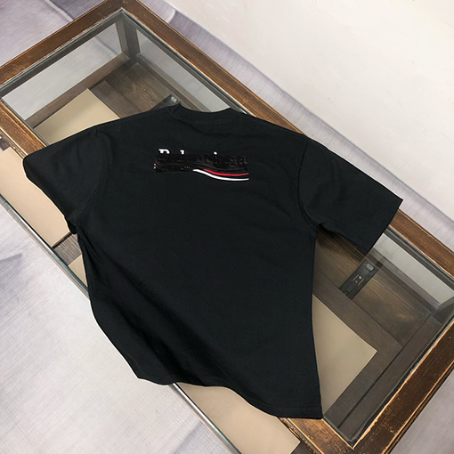 バレンシアガ25ssカップルラウンドネック半袖Tシャツ