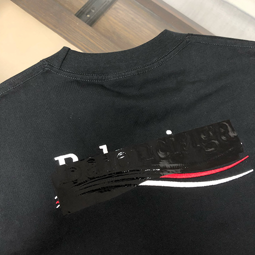 バレンシアガ25ssカップルラウンドネック半袖Tシャツ