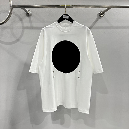 リックオウエンススーパーコピー新しい大きな丸い半袖Tシャツ