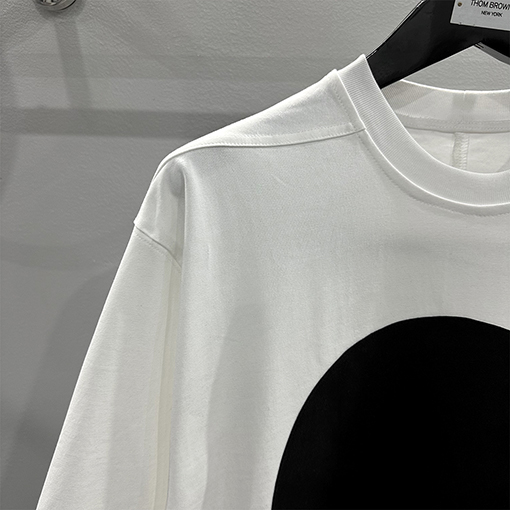リックオウエンススーパーコピー新しい大きな丸い半袖Tシャツ