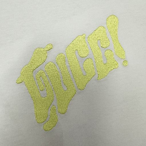グッチ刺繍プリント半袖Tシャツ
