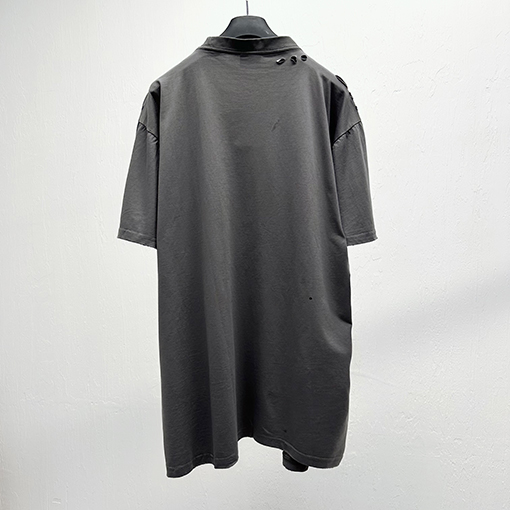 バレンシアガコピーHUMANプリント半袖Tシャツ
