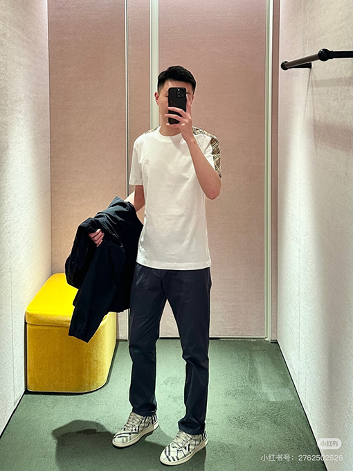 バーバリーリボン軍馬半袖シャツ