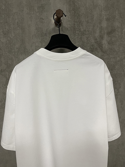 マルタンマルジェラ25ss新しいカレンダー透かし文字プリント半袖Tシャツ