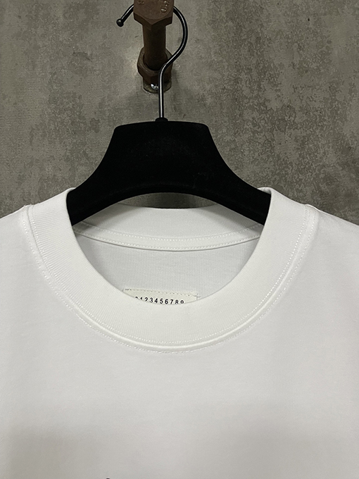 マルタンマルジェラ25ss新しいカレンダー透かし文字プリント半袖Tシャツ