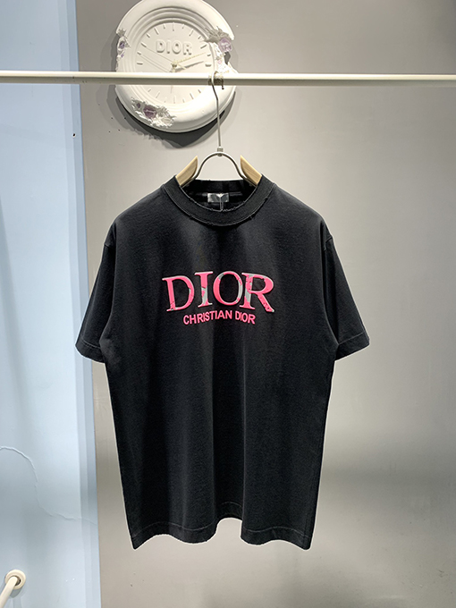 ディオール 2025ssの3 DロゴプレスTシャツ