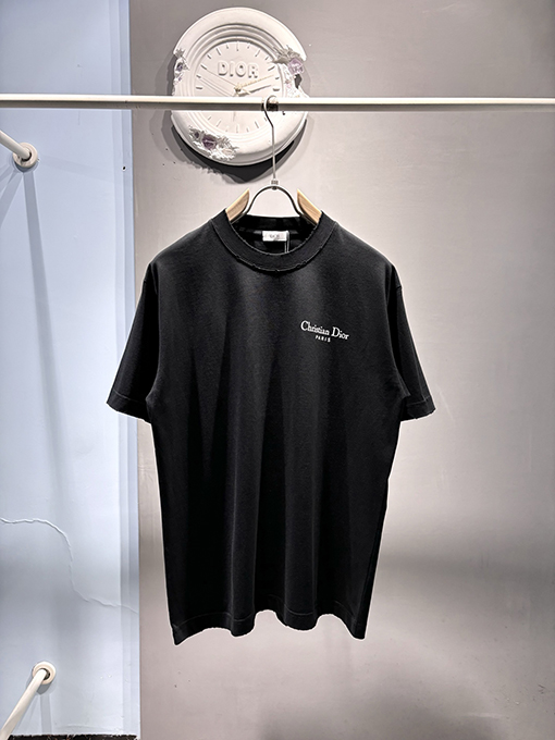 ディオール新しいベルベット立体ゴムTシャツ