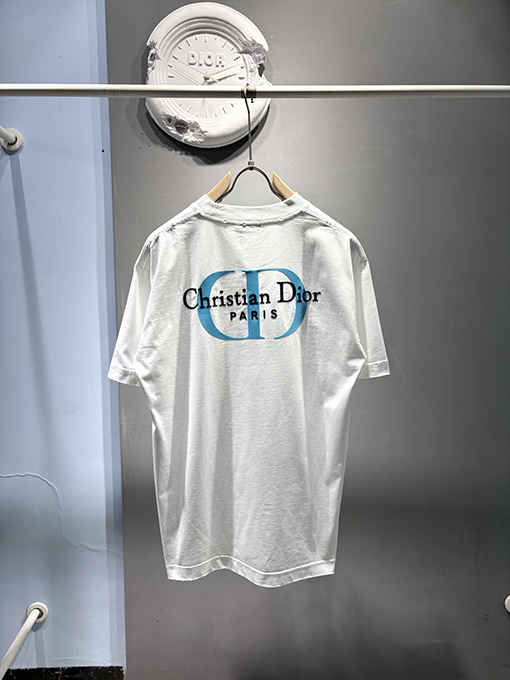 ディオール新しいベルベット立体ゴムTシャツ