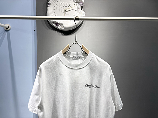ディオール新しいベルベット立体ゴムTシャツ