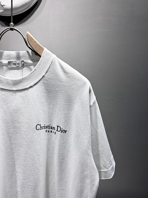 ディオール新しいベルベット立体ゴムTシャツ
