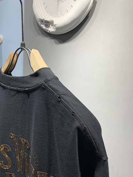 ルイヴィトン新しいmonogram花皮質ホットドリルTシャツ