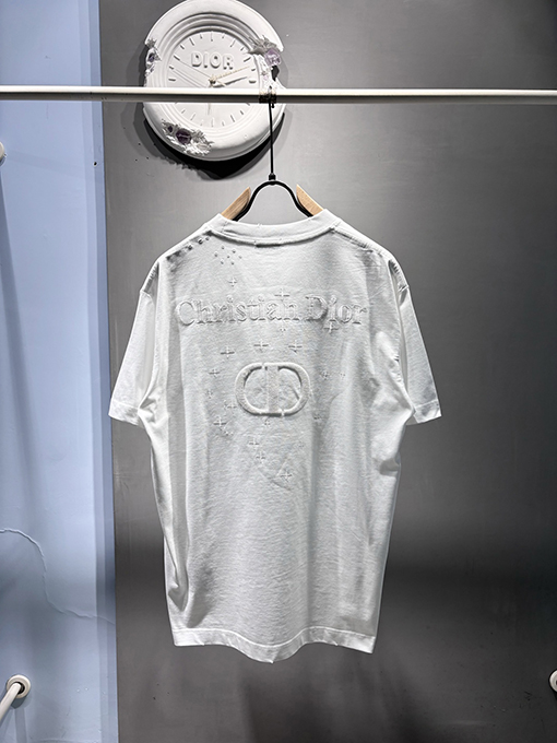 ディオールコピー新しい米粒刺繍Tシャツ