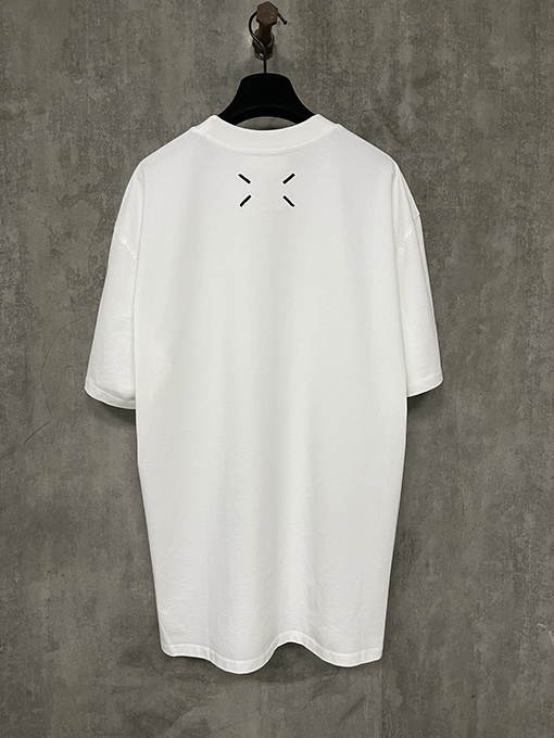 マルタンマルジェラスーパーコピークラシック520アルファベットロゴプリント半袖Tシャツ