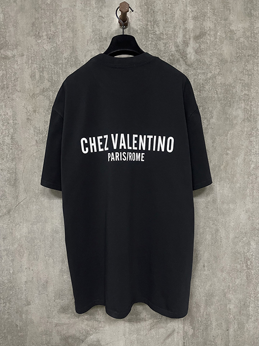 ヴァレンティノ25ssロゴアルファベットプリント半袖Tシャツ