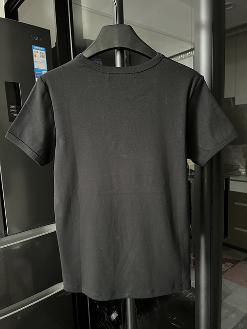 アクネストゥディオズリッププリントロゴプリントカジュアル半袖Tシャツ