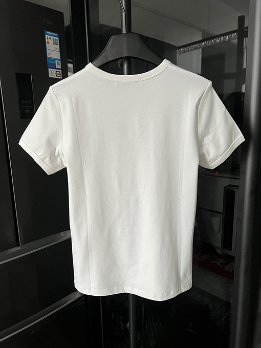 アクネストゥディオズリッププリントロゴプリントカジュアル半袖Tシャツ
