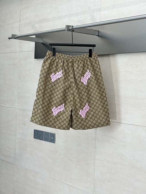 グッチ新しいジャカードコットンカジュアルビーチパンツ