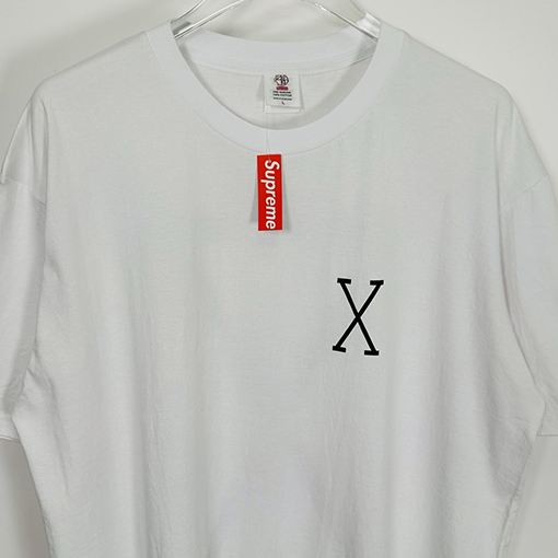 シュプリームコピー SUPREME X 40 ACRES コラボコレクションSS25 SPIKE TEEバックXレター半袖シャツ