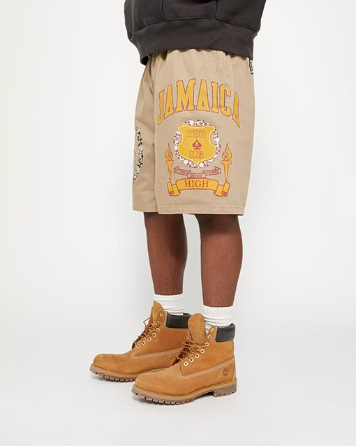 ステューシーSTUSSY X DENIM TEARSコラボコレクションSS25 GYM SHORT24カジュアルショーツ
