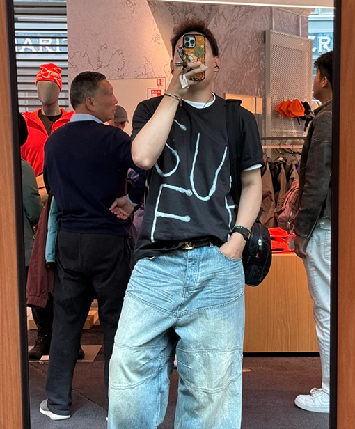 シュプリームコピーSUPREME SS25 PAINTED TEE カラフルなプリントロゴ半袖シャツ