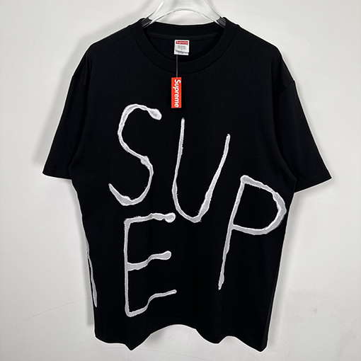 シュプリームコピーSUPREME SS25 PAINTED TEE カラフルなプリントロゴ半袖シャツ