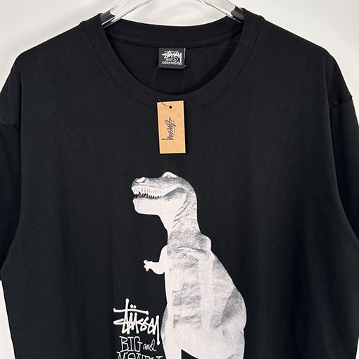 STUSSY SS25 BIG MEATY TEE PIGMENT DYED ティラノサウルスTシャツ
