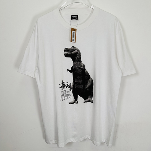 STUSSY SS25 BIG MEATY TEE PIGMENT DYED ティラノサウルスTシャツ