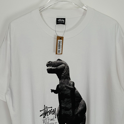 STUSSY SS25 BIG MEATY TEE PIGMENT DYED ティラノサウルスTシャツ