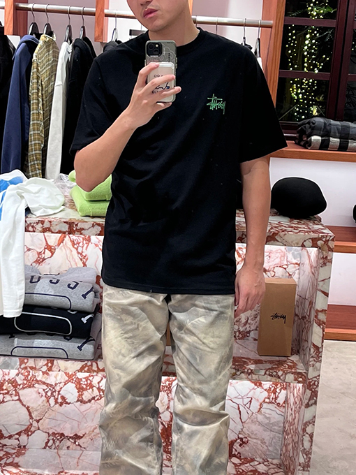 STUSSY SS25 X-RAY FISHIN TEE フィッシュボーンTシャツ