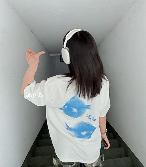 STUSSY SS25 X-RAY FISHIN TEE フィッシュボーンTシャツ
