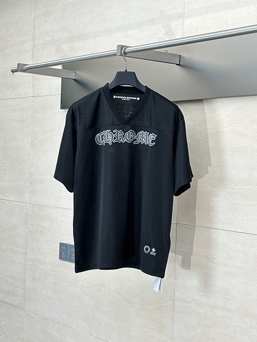 クロムハーツスーパーコピーメッシュキラキラアイスホッケースーツ半袖Tシャツ