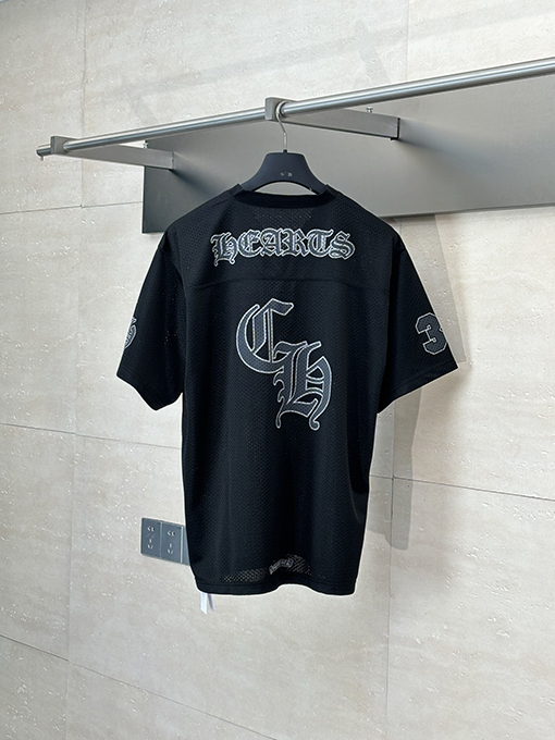 クロムハーツスーパーコピーメッシュキラキラアイスホッケースーツ半袖Tシャツ