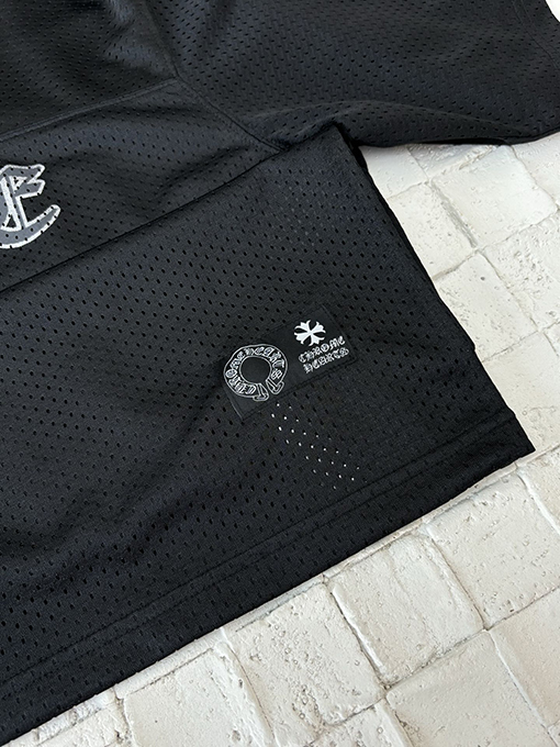 クロムハーツスーパーコピーメッシュキラキラアイスホッケースーツ半袖Tシャツ