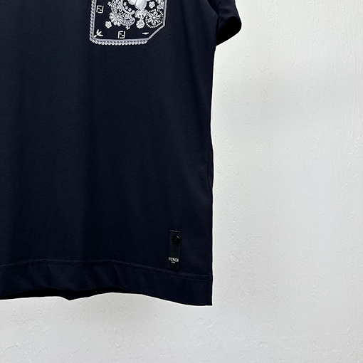 フェンディポケットプリント半袖Tシャツ