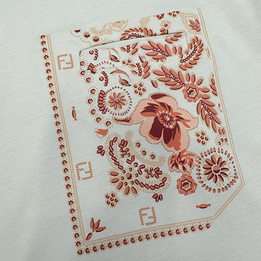 フェンディポケットプリント半袖Tシャツ