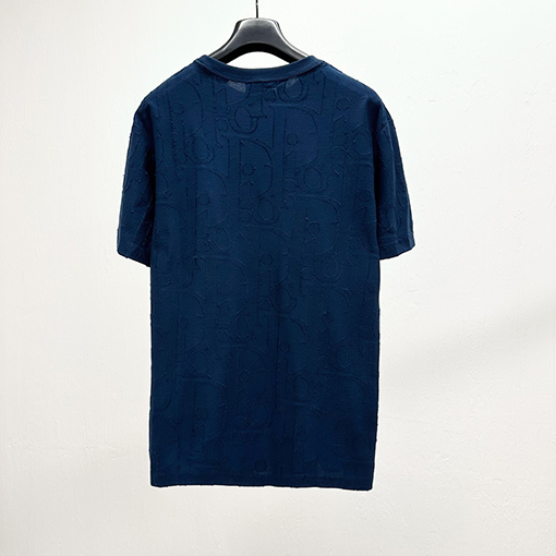 ディオールトリミングジャカード半袖Tシャツ