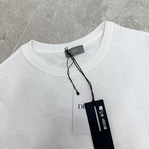 ディオールトリミングジャカード半袖Tシャツ