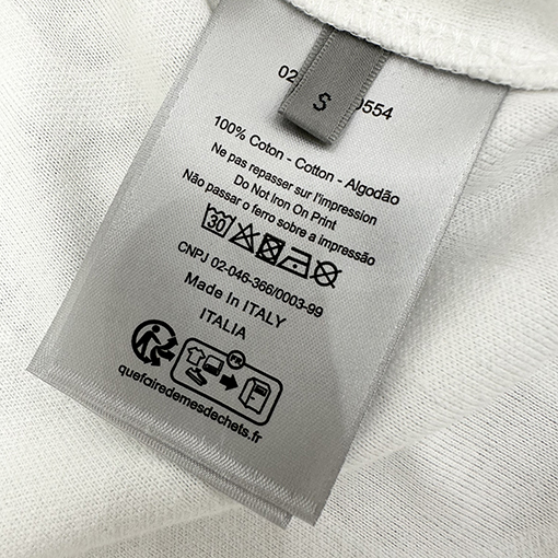 ディオールトリミングジャカード半袖Tシャツ