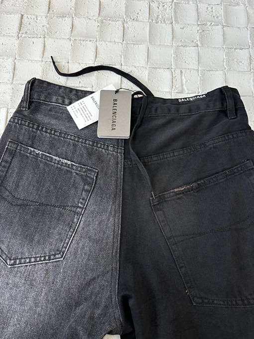 バレンシアガ25Ssショーの異色のステッチジーンズ