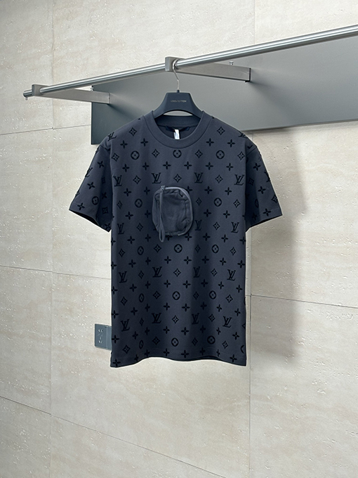 ルイヴィトンコピー新しいナイロンバックル半袖Tシャツ