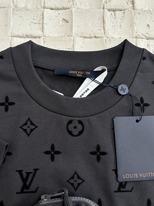 ルイヴィトンコピー新しいナイロンバックル半袖Tシャツ