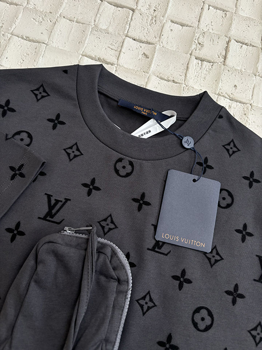 ルイヴィトンコピー新しいナイロンバックル半袖Tシャツ