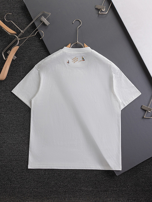 ルイヴィトンコピー帆船刺繍半袖シャツ