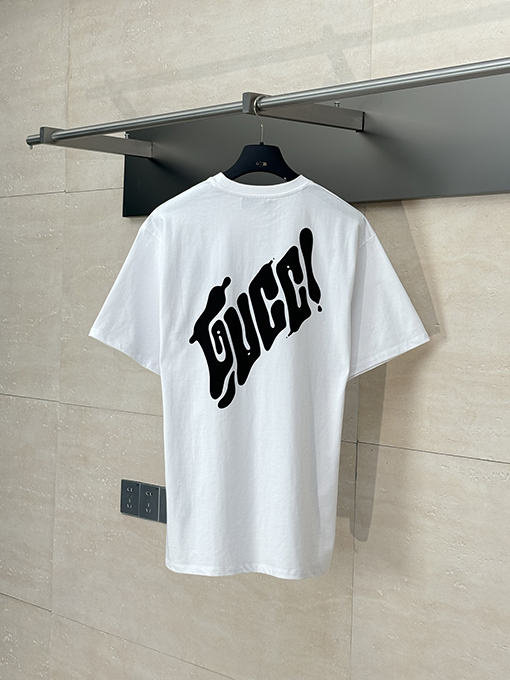 グッチスーパーコピー文字刺繍半袖Tシャツ
