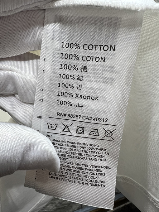ディオール新しい色のロゴ半袖Tシャツ