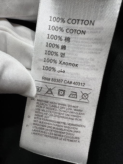 ディオール新しい色のロゴ半袖Tシャツ