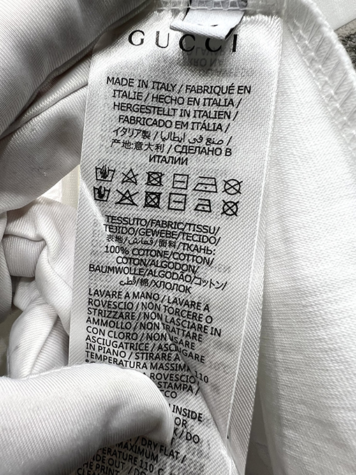グッチスーパーコピー新しいスタンプロゴ半袖Tシャツ